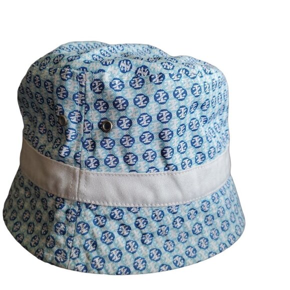 💥Izod Blue and White 100% Cotton Bucket Hat - Picture 1 of 4